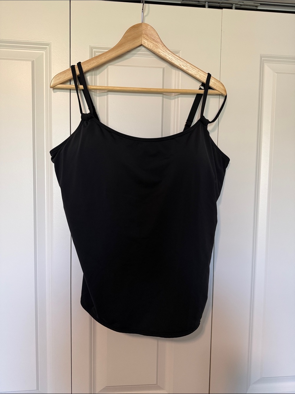 Sunsets Black Tankini Swim Top